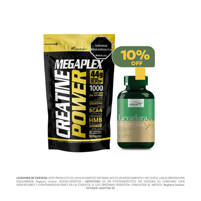 Compra Megaplex Creat Power X 2lb Vain Y Lleva Levadura De Cerveza Con 10% Off