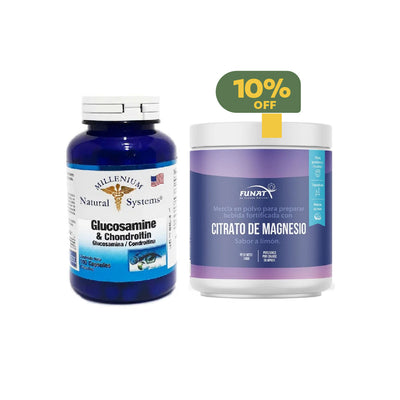 Compra De Glucosamine+Chondroitin Y Lleva Citrato De Magnesio Polvo Con 10% Off