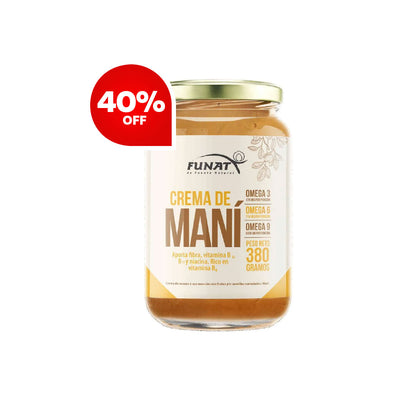 Crema de mani natural x 380 gr