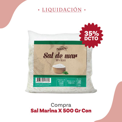 Sal de mar bolsa x 500gr