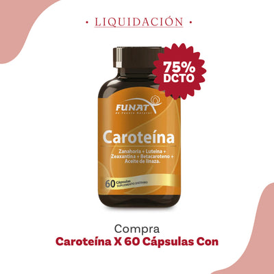 Caroteína 60 cápsulas