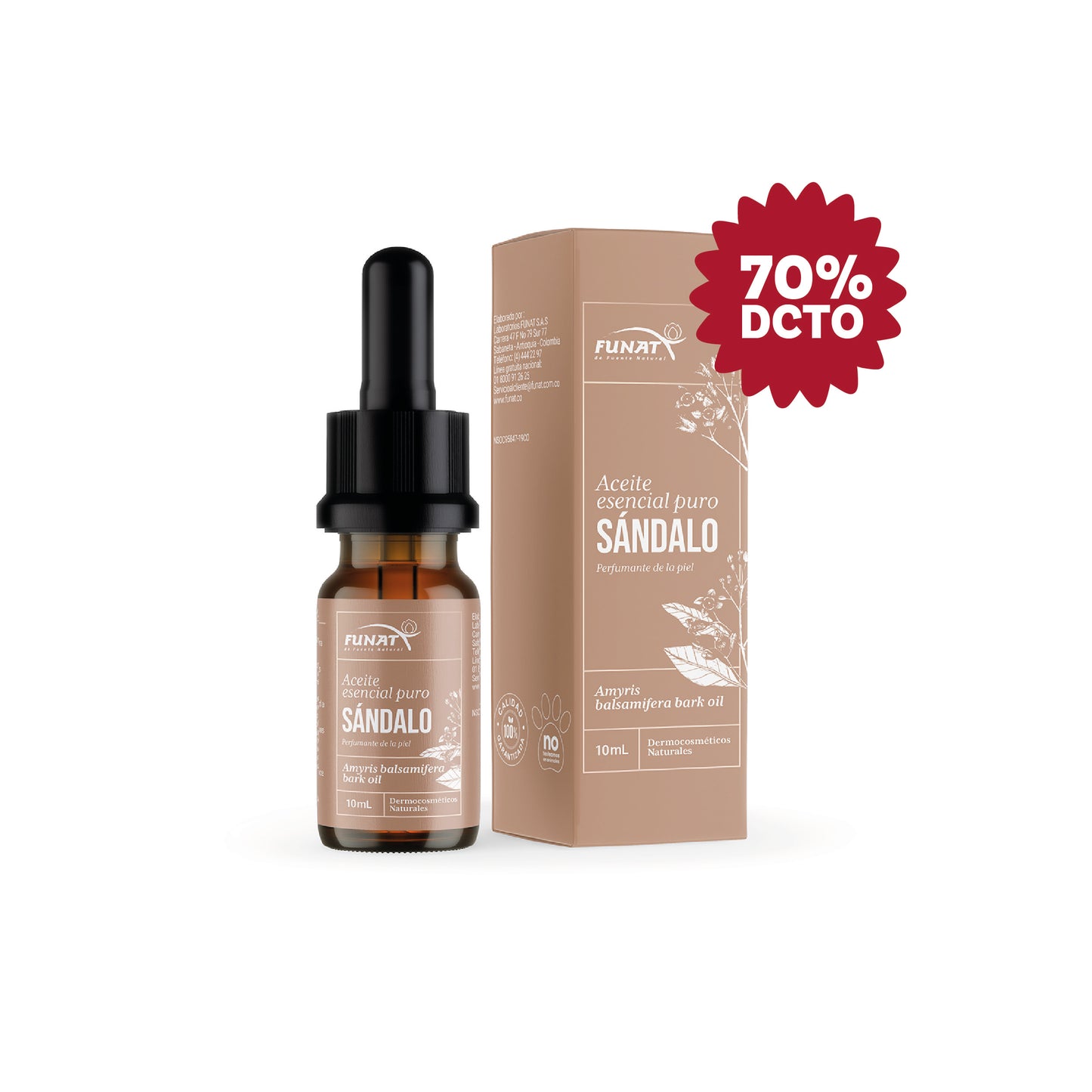 Aceite de sandalo 10 ml