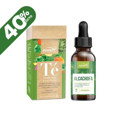 Te verde con alcachofa x 30 sobres lleva alcachofa extracto x 60 ml con un 40% Off