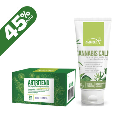 Artritend (harpagofito) x 30 s/g lleva crema de cannabis x 70 gr con un 45% Off