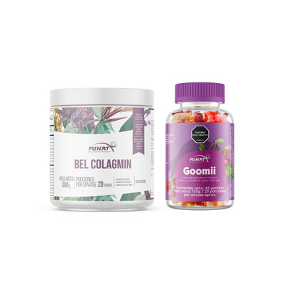Por la compra de bel colagmin x 300g lleva gomitas colageno y biotina x 45 unidades con un 30% de descuento