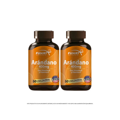 Por la compra de arandano 400mg x 60 capsula blanda lleva la segunda unidad con un 30% de descuento