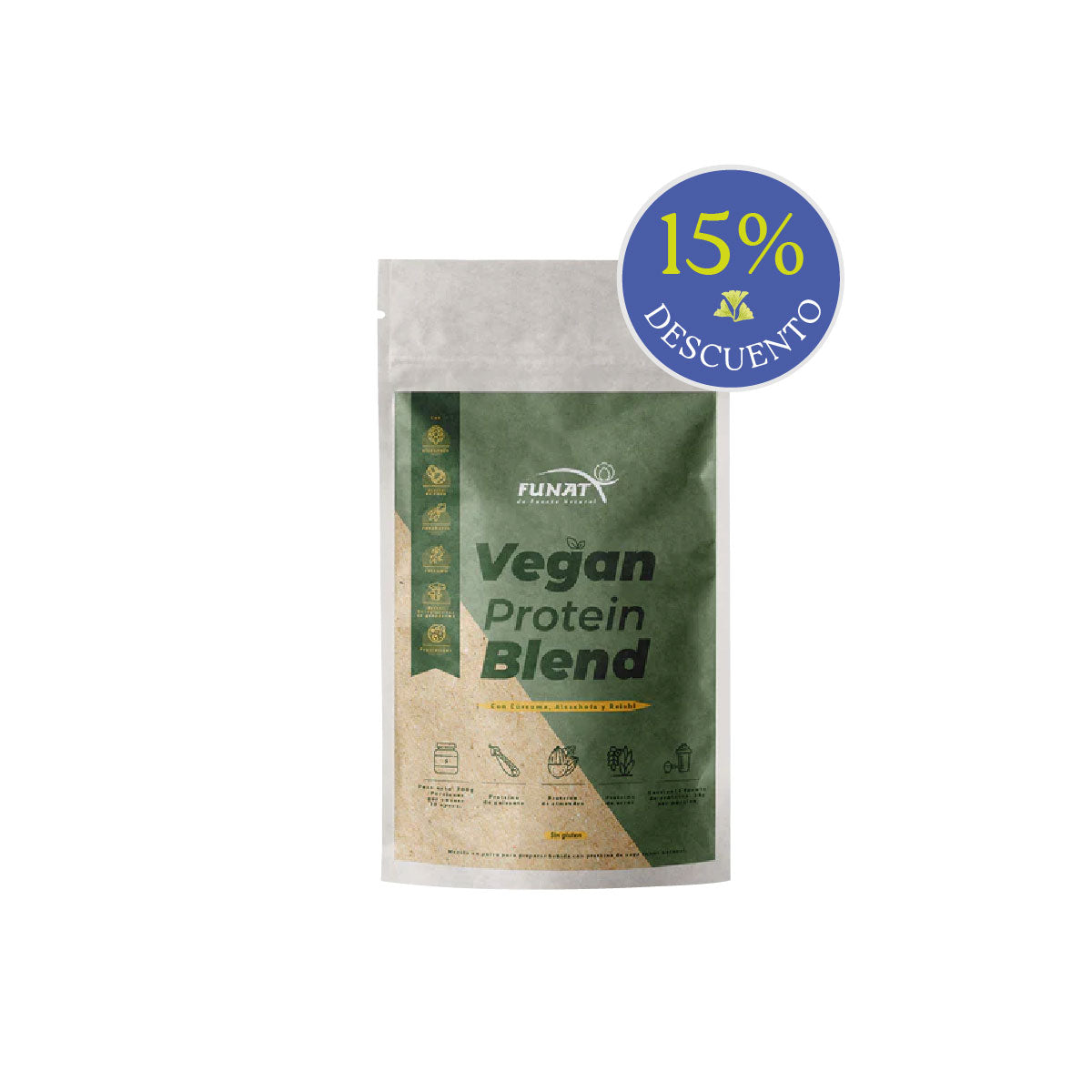15% De Descuento En Vegan Protein Blend 700 Gr Gr Off