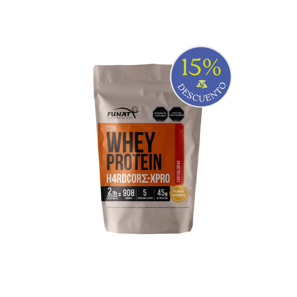 15% De Descuento En Whey Protein Hardcore X-Pro X 2lb