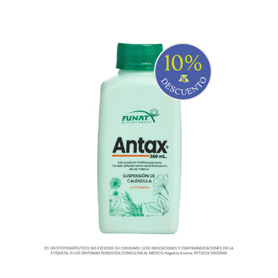 Antax suspensión de caléndula para uso antiinflamatorio
