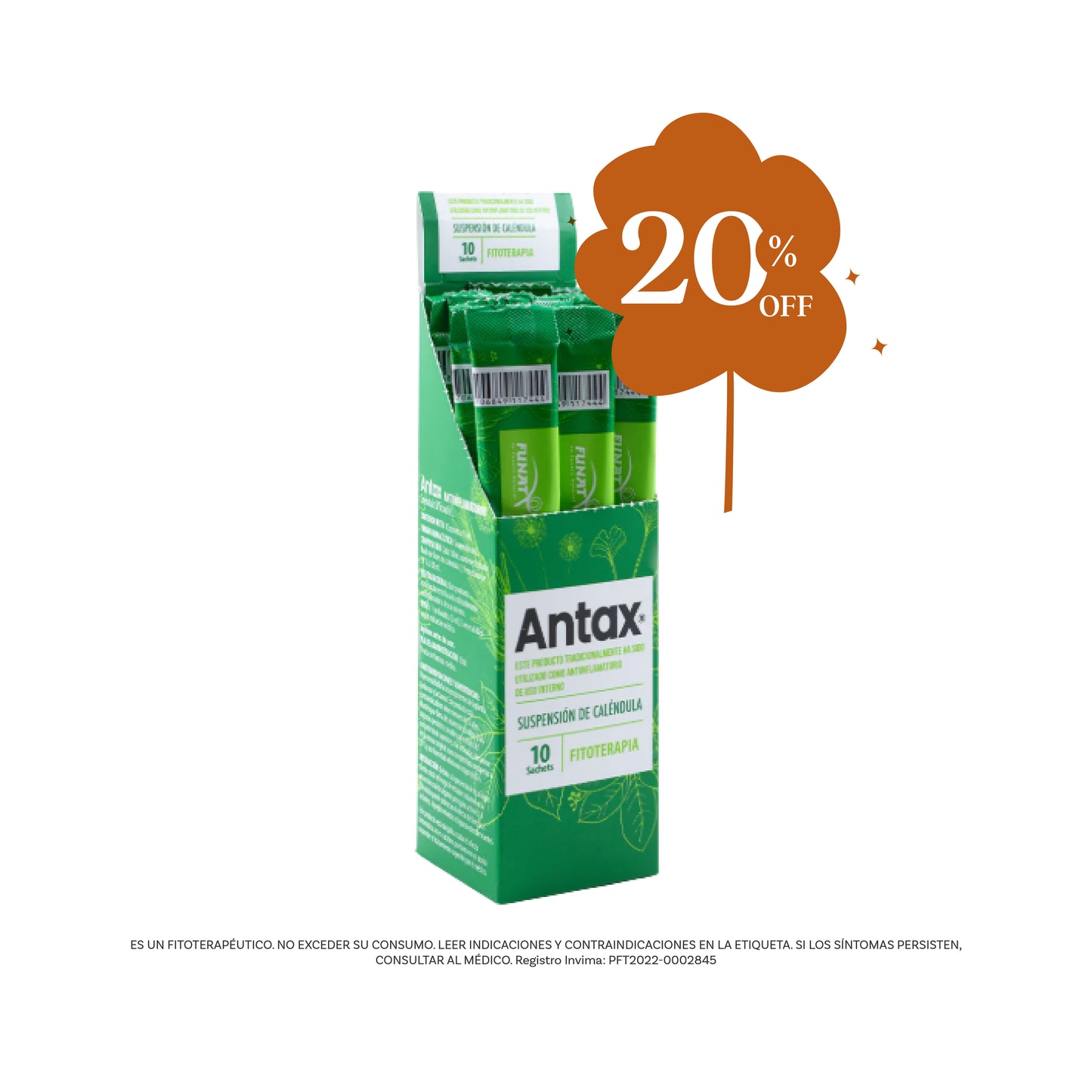 Antax Sachet Caja x 10 Unds