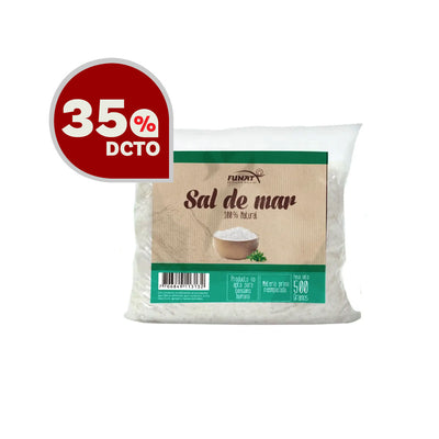 35% DE DESCUENTO EN *PD SAL DE MAR BOLSA X 500GR