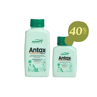 Compra Caléndula Suspensión (Antax) x 360 ml y lleva Caléndula Suspensión (Antax) x 170 ml con 40% OFF