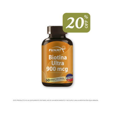 20% de descuento en biotina ultra mcg x 60 n.s/g imortado