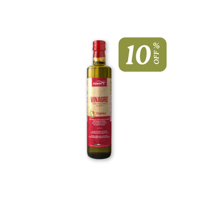 10% de descuento en vinagre manzana italia organic 500ml