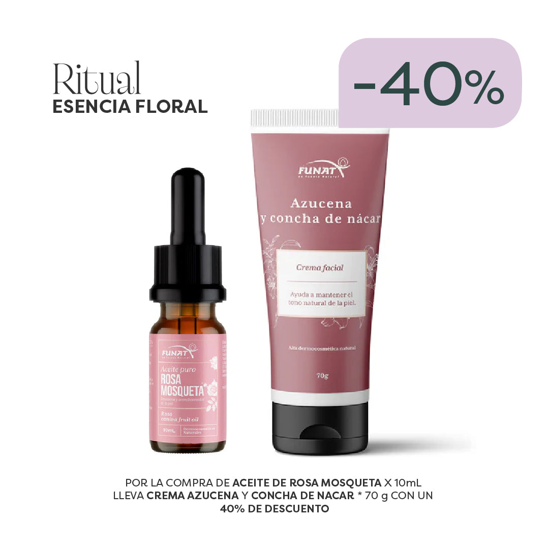 Por La Compra De Aceite De Rosa Mosqueta, Lleva Crema Azucena Y Concha De Nacar Con Un 40% Off