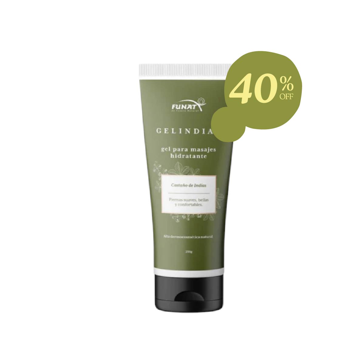 Compra Castaño de Indias x 80 cápsulas y lleva Gel para Masajes (Gel Indias) x 250 g con 40% OFF