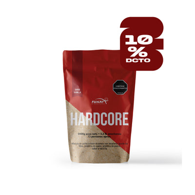 Whey Protein Hardcore 5lb Vainilla Funat - 10% Off