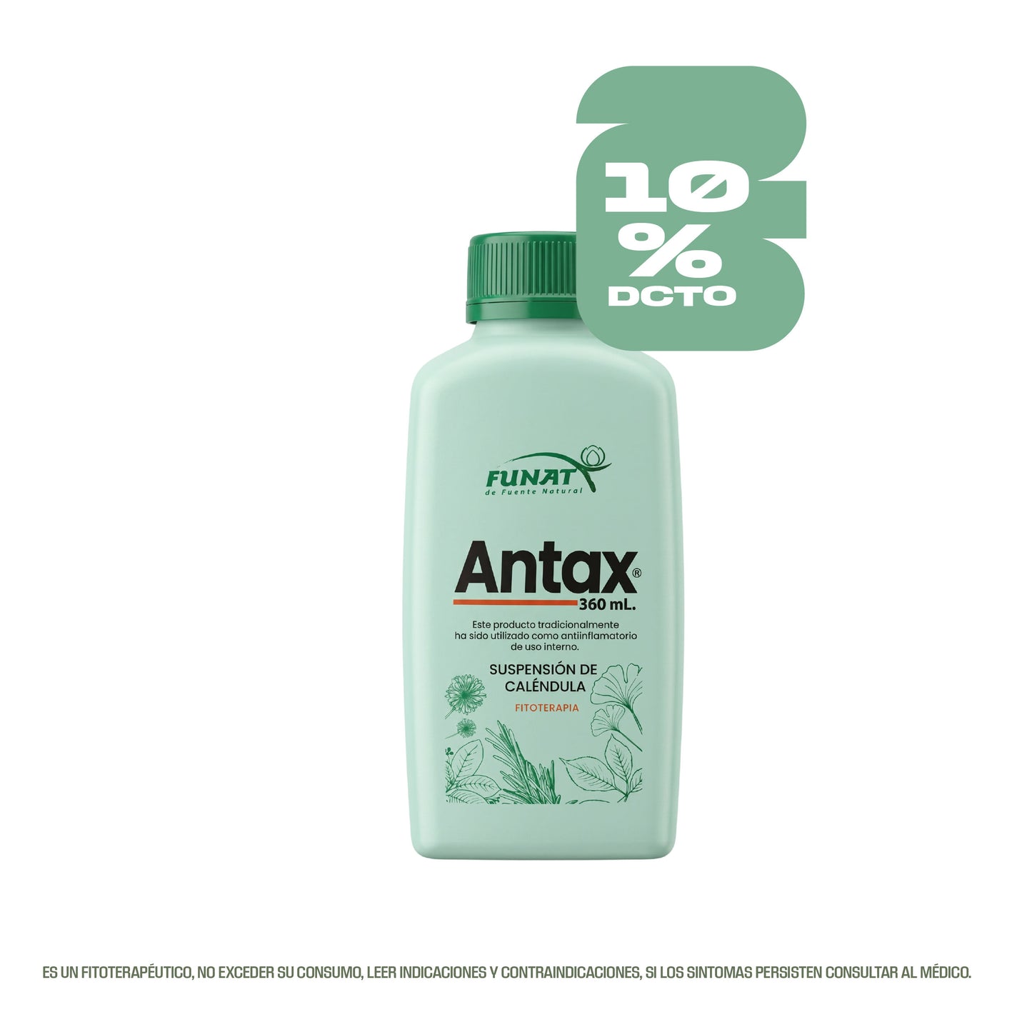 Antax suspensión de caléndula para uso antiinflamatorio - 15% Off