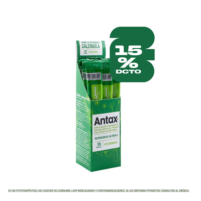 Antax suspensión de caléndula para uso antiinflamatorio - 15% Off