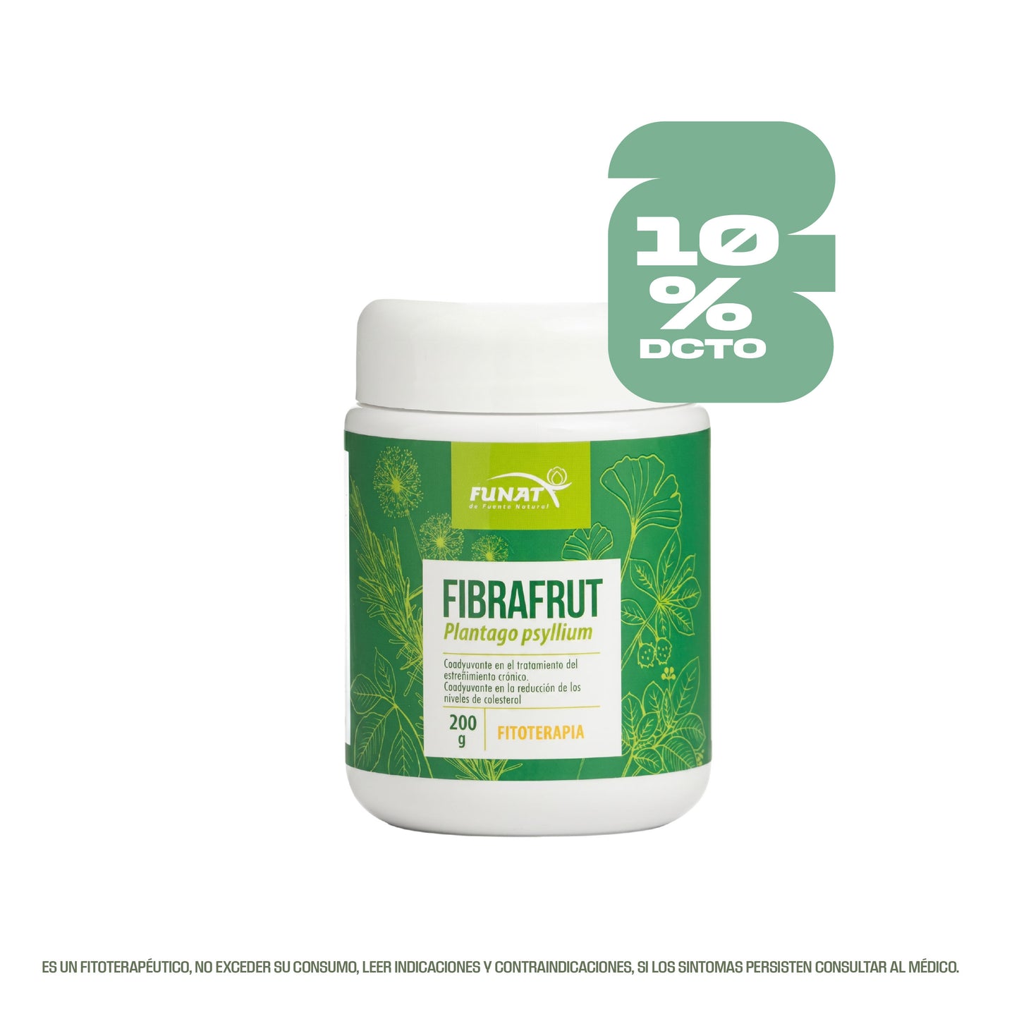 Fibrafut en polvo 200 g Coadyuvante en el tratamiento del estreñimiento crónico - 10% Off