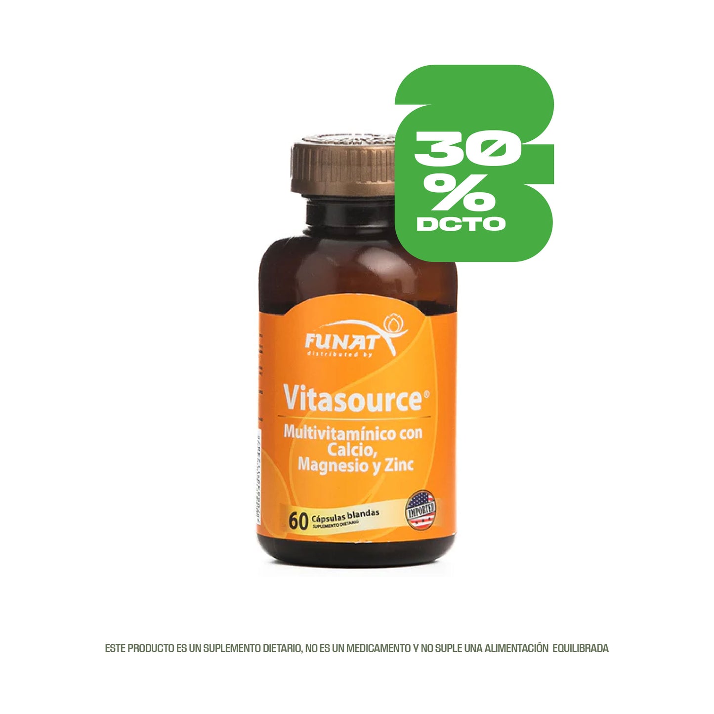 Por la compra de Melena Leon Hongo lleva Vitasource x 60 cáps blandas con 30% off