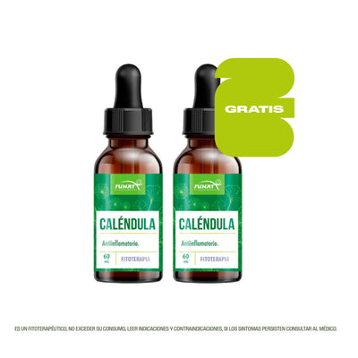 Por la compra de Caléndula Extracto x60ml llega la segunda unidad gratis