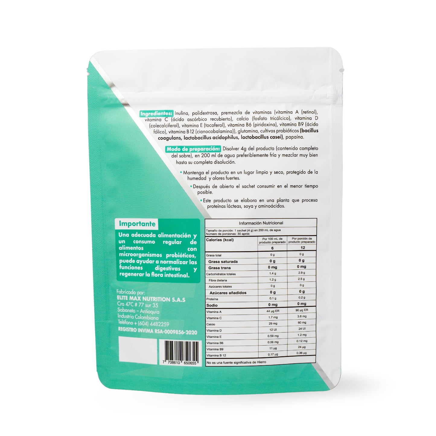 PROBIOTICOS + PREBIOTICOS  x 30 SACHETS