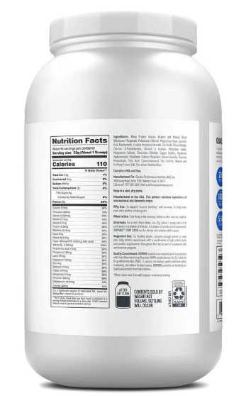 Isopure 3 Lb Vainilla