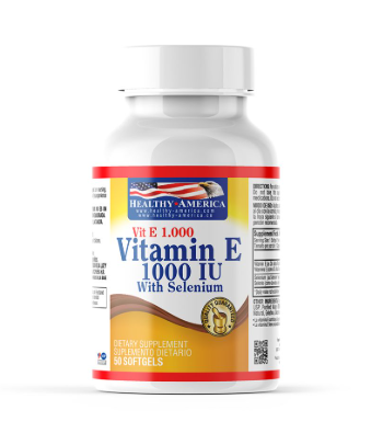 Vitamin E 1000 Iu Selenium 50 Softgels