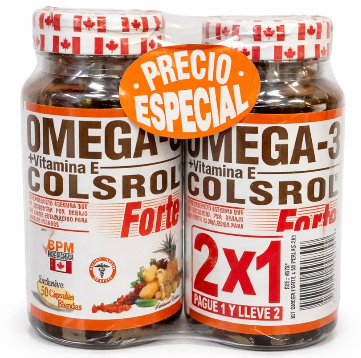 Kit Colsrol Omega 3 X 50 Perlas