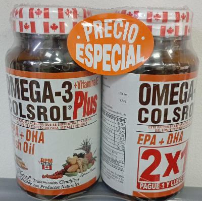 Kit Colsrol Plus Omega 3 + Vita E X 50 P