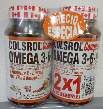 Colsrol Omega Complex 3,6,9 X 60 2X1