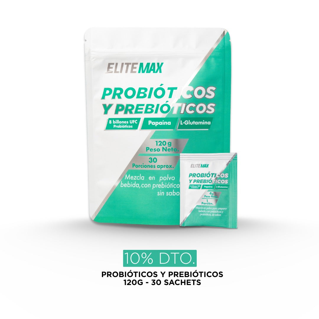 PROBIOTICOS + PREBIOTICOS  x 30 SACHETS