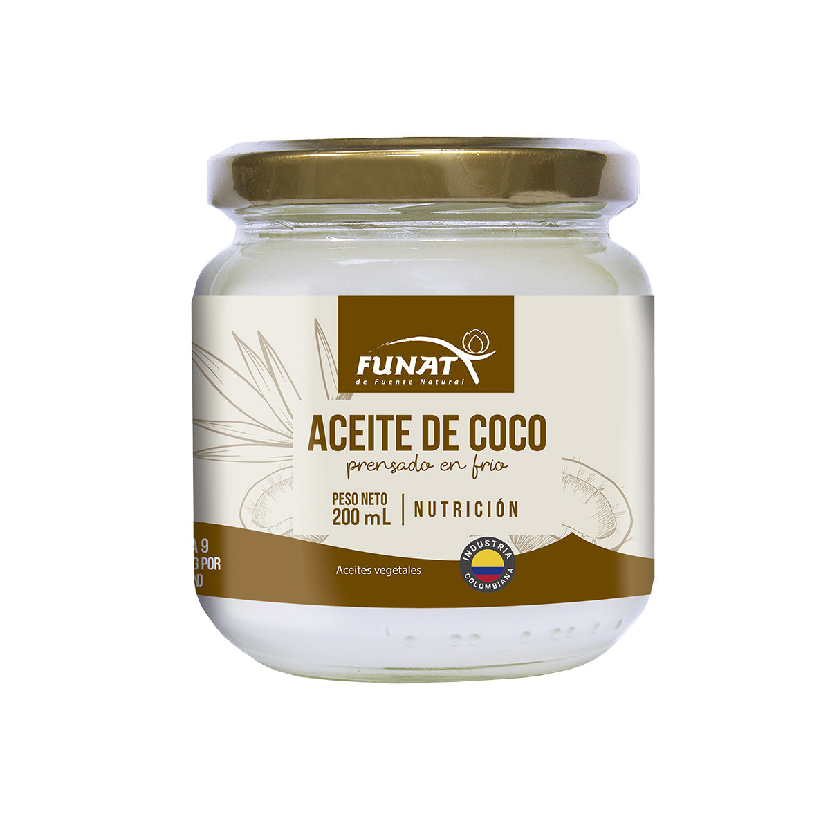 Aceite de coco 200 g