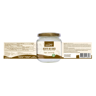 Aceite de coco orgánico 200 ml