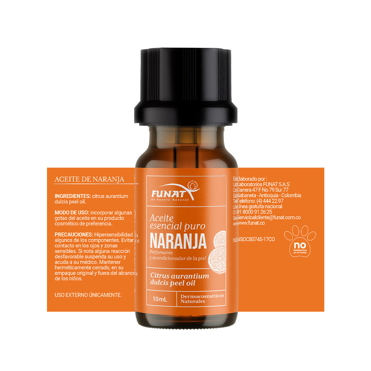 Aceite de naranja 10 ml