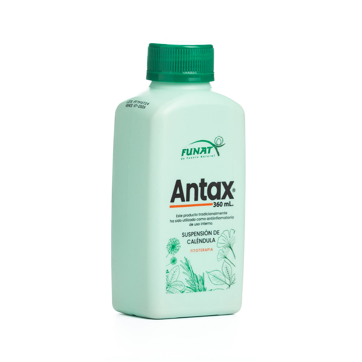 Caja antax sachet x 10 uds lleva calendula suspension (antax) x 170 ml