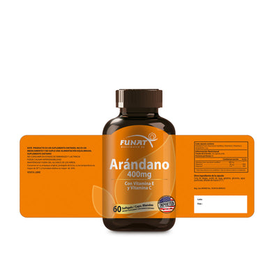 Arandano 400 mg 60 softgels