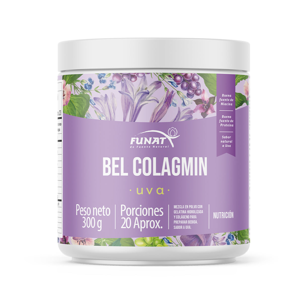 BEL COLAGMIN X 300 GR SABOR UVA
