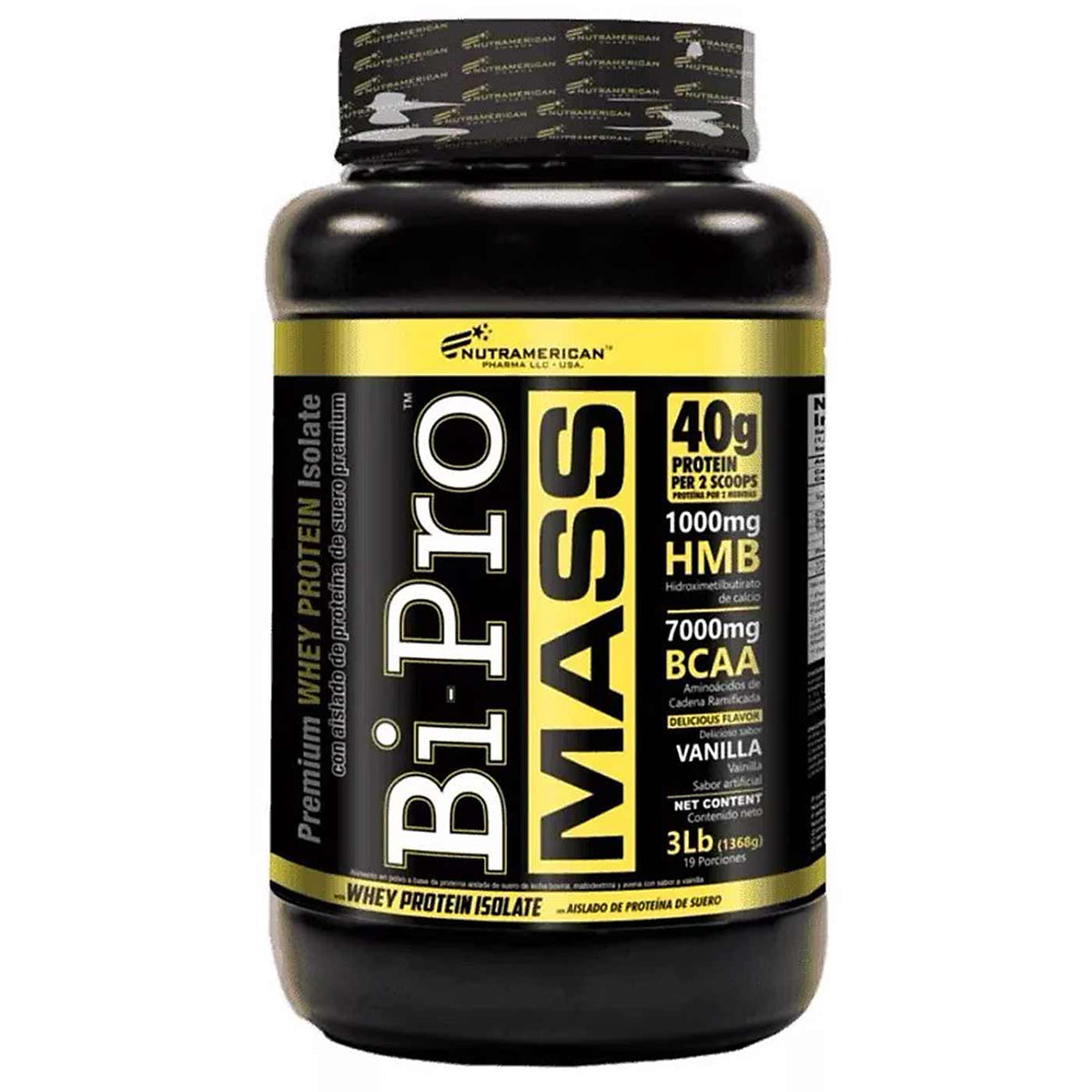 Bipro Lab Bipro Mass X 3 Lb Vainilla