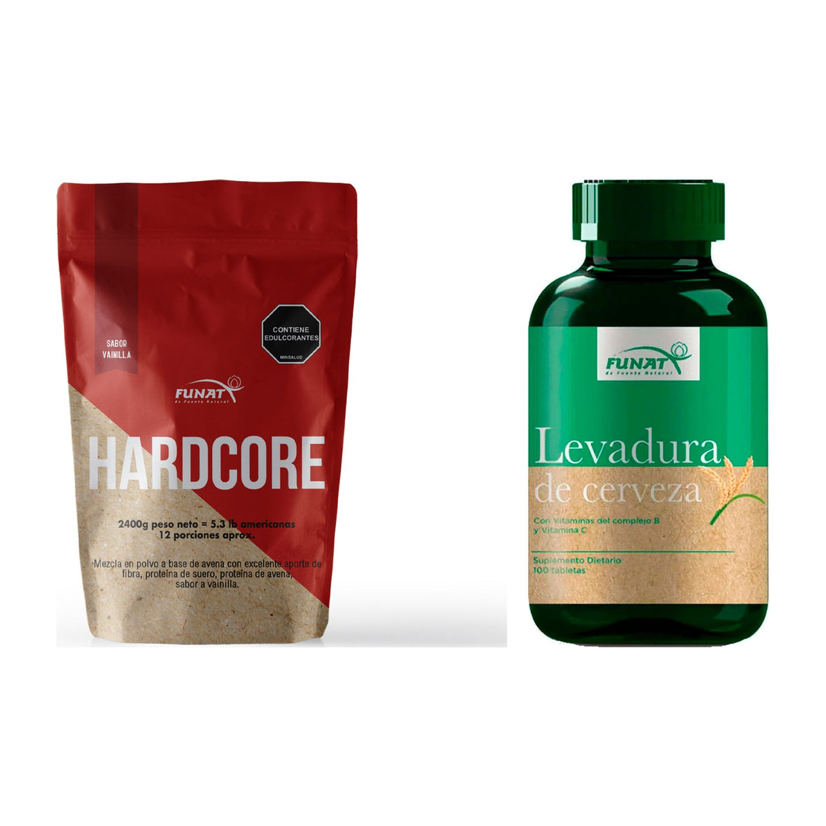 whey protein hardcore 5,3lb vainilla fun lleva funat levadura x 100 tabletas