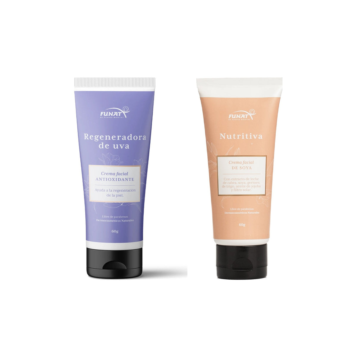 Crema facial regeneradora de uva x 60 g lleva crema facial nutritiva de soya