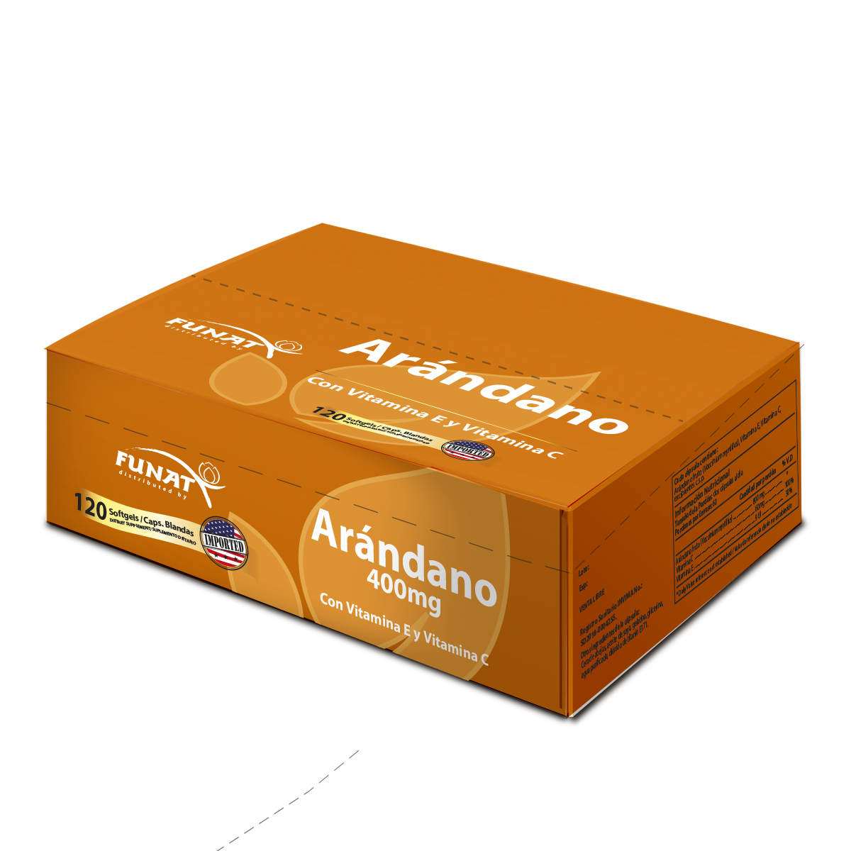 Arandano 400 mg 60 softgels