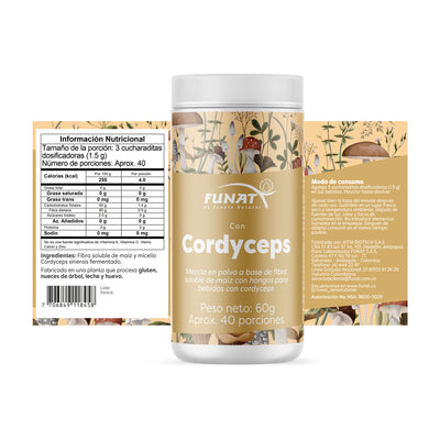CORDYCEPS HONGO POLVO X 60G