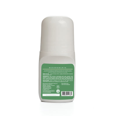 Desodorante natural de romero, caléndula y aloe vera en envase roll-on unisex