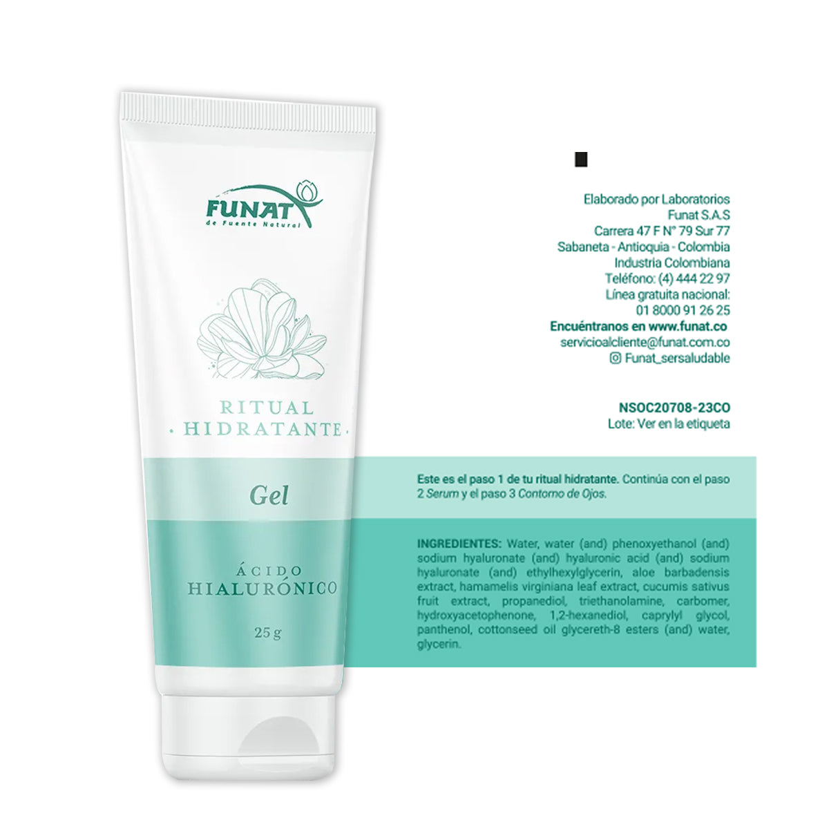 Gel facial hidratante