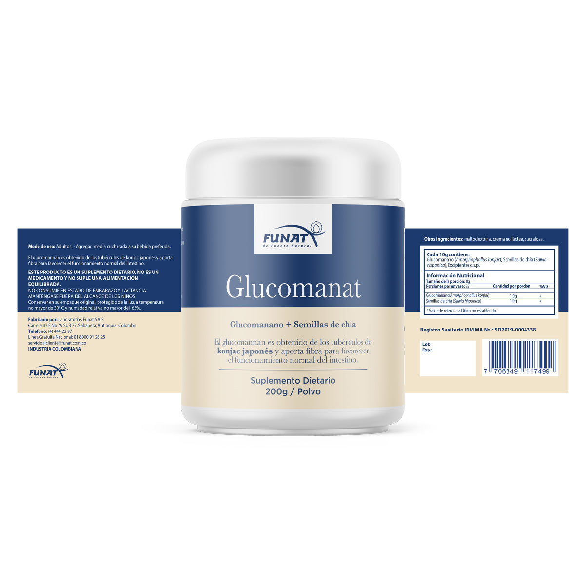 GLUCOMANAT POTE   X 200g