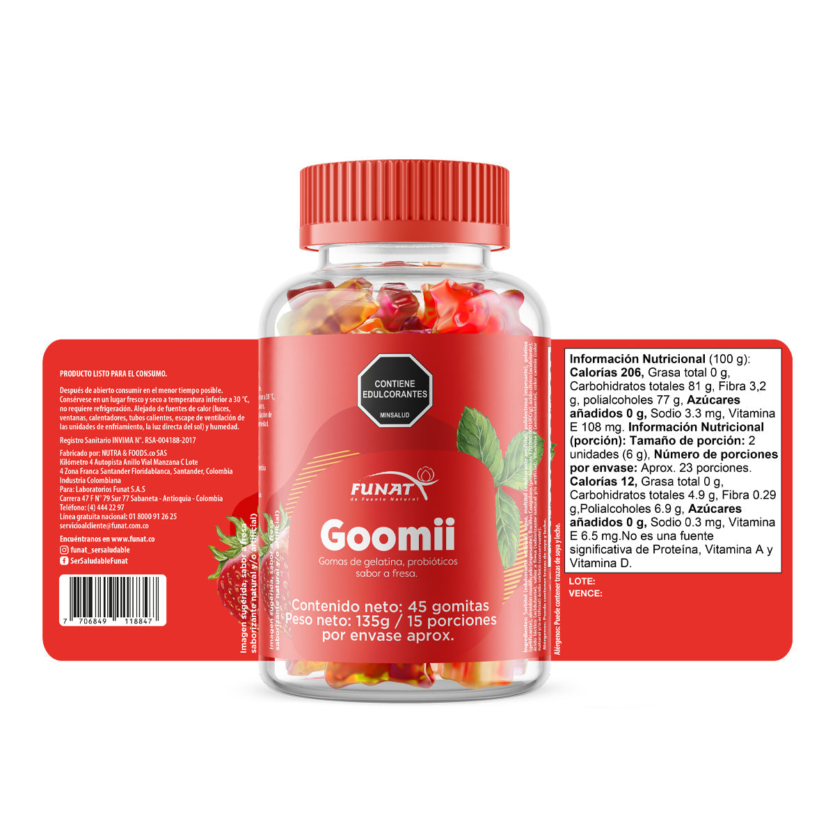 Probioticos (imuprobiotics) x 60 cap lleva gomitas probioticos x 45 unidades
