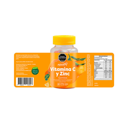 Gomitas con vitamina C + zinc