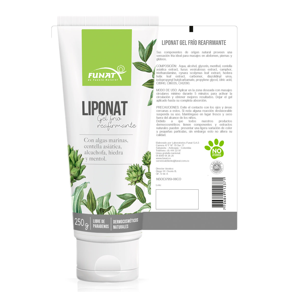 Liponat gel frío 250 g